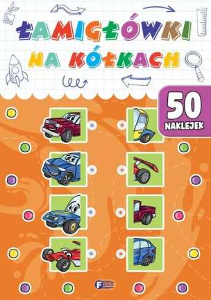 Łamigłówki na kółkach + 50 naklejek