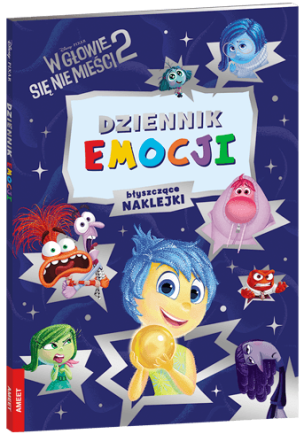 W głowie się nie mieści 2. Dziennik emocji + błyszczące naklejki
