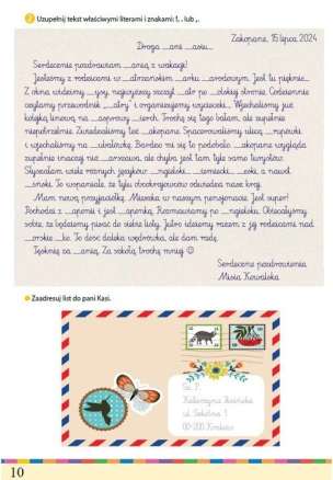 Idę do szkoły. Byk-tanda i zabawy ortograficzne. Klasa 3