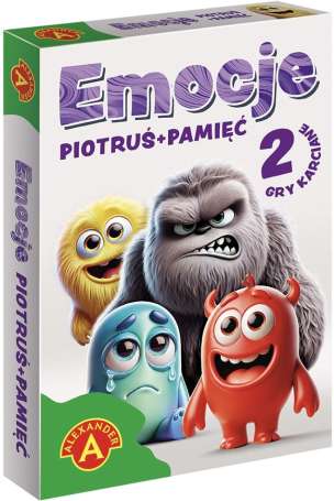 Emocje. Piotruś + Pamięć - 2 gry karciane