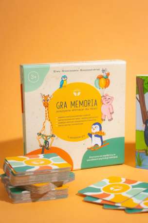 Gra Memoria. Pozytywne afirmacje dla dzieci