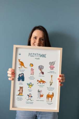 Pozytywne myśli - plakat (30 × 40 cm)