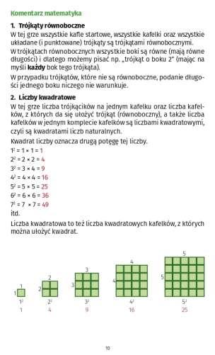 Kolorowe trójkąty - gra ćwicząca spostrzegawczość