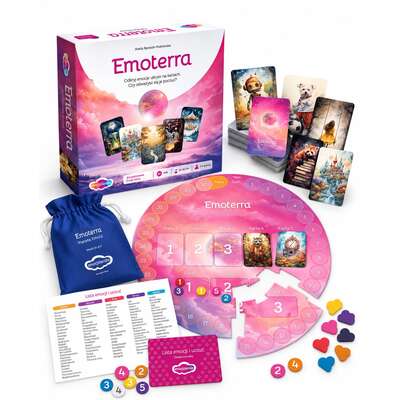 Emoterra. Planeta Emocji – gra planszowa + karty metaforyczne
