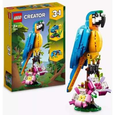 LEGO Creator 3w1. Egzotyczna papuga (31136) - klocki konstrukcyjne