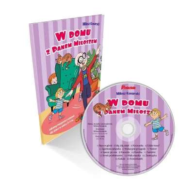 W domu z Panem Miłoszem. Zabawy muzyczno-ruchowe dla dzieci w wieku 2-4 lat (Książeczka + płyta CD)