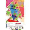 Kolorowe trójkąty - gra ćwicząca spostrzegawczość
