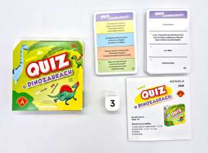Mikro Quiz o Dinozaurach - kieszonkowa gra edukacyjna
