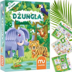 Dżungla. 60 zagadek - gra logiczna
