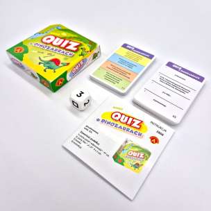 Mikro Quiz o Dinozaurach - kieszonkowa gra edukacyjna