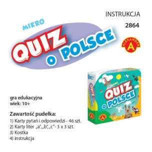 Mikro Quiz o Polsce - kieszonkowa gra edukacyjna