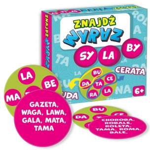 Znajdź wyraz. Sylaby - edukacyjna gra słowna