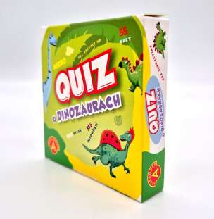 Mikro Quiz o Dinozaurach - kieszonkowa gra edukacyjna