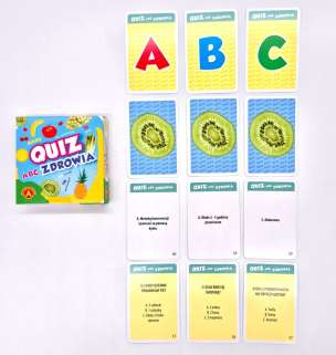 Mikro Quiz ABC Zdrowia - kieszonkowa gra edukacyjna