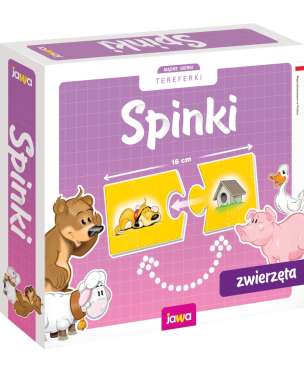 Spinki. Zwierzęta - puzzle edukacyjne