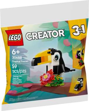 LEGO Creator 3w1. Tropikalny tukan (30688) - klocki konstrukcyjne