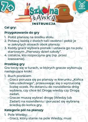 Szkolna ławka - gra edukacyjna