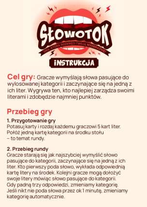 Słowotok - gra, która rozkręci Twoją wyobraźnię!