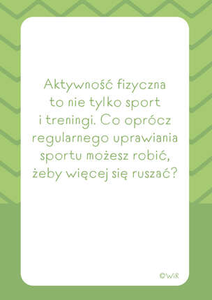 Dbam o ciało. Karty edukacyjne