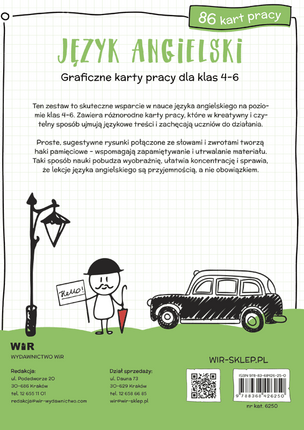 Język angielski. Graficzne karty pracy dla klas 4–6