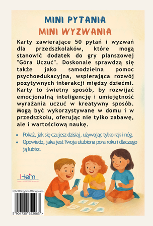 Mini Pytania Mini Wyzwania - zestaw kart wspierających rozwój emocjonalny dzieci