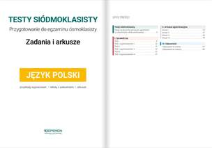 Testy siódmoklasisty. Zadania i arkusze z odpowiedziami. Język polski