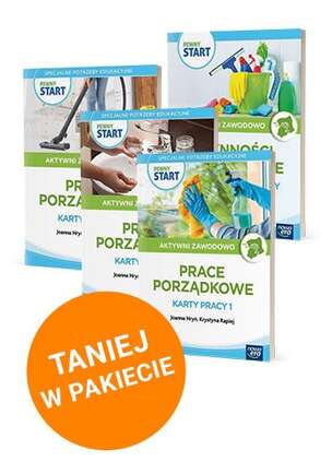[Zestaw] Pewny Start. Aktywni zawodowo. Prace porządkowe. Karty pracy 1 + Pewny Start. Aktywni zawodowo. Prace porządkowe. Karty pracy 2 + Pewny Start. Aktywni zawodowo. Prace porządkowe. Karty pracy 3 + Pewny Start. Aktywni zawodowo. Czynności porządkowe. Materiał edukacyjny + Pewny Start. Aktywni zawodowo. Prace porządkowe. Karty pracy 1 (1)