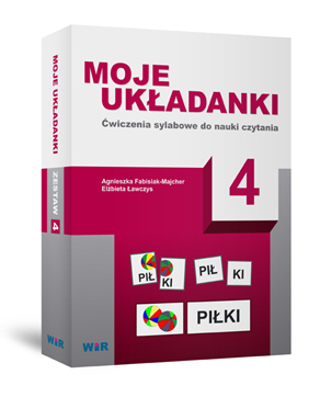 Moje układanki. Ćwiczenia sylabowe do nauki czytania. Zestaw 4 - dwie sylaby: zamknięta + otwarta