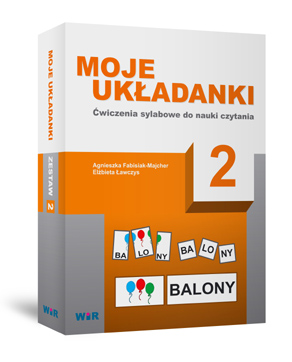 Moje układanki. Ćwiczenia sylabowe do nauki czytania. Zestaw 2 - trzy sylaby otwarte