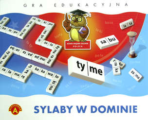 Sylaby w dominie - gra edukacyjna