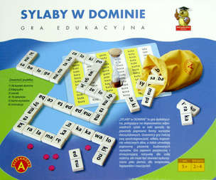 Sylaby w dominie - gra edukacyjna