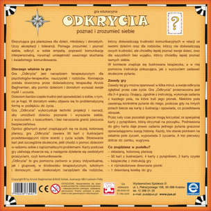 Odkrycia. Poznać i zrozumieć siebie - planszowa gra terapeutyczna