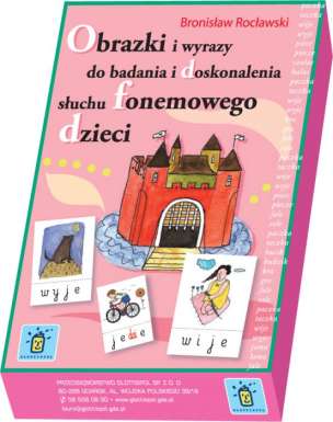 Obrazki i wyrazy do badania i doskonalenia słuchu fonemowego dzieci