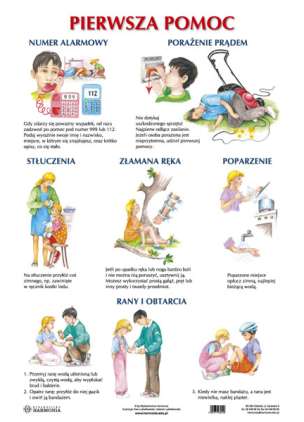 PIERWSZA POMOC - plansza edukacyjna