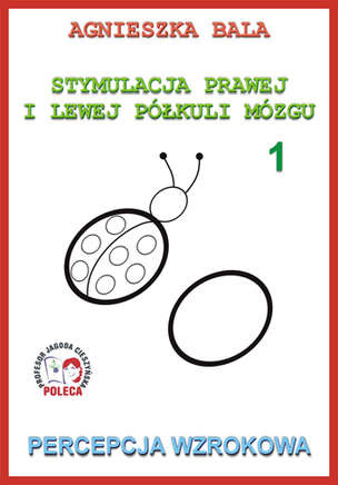 Stymulacja prawej i lewej półkuli mózgu - zeszyt ćwiczeń 1 - Percepcja wzrokowa