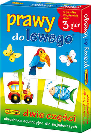 Prawy do lewego - zestaw 3 gier edukacyjnych