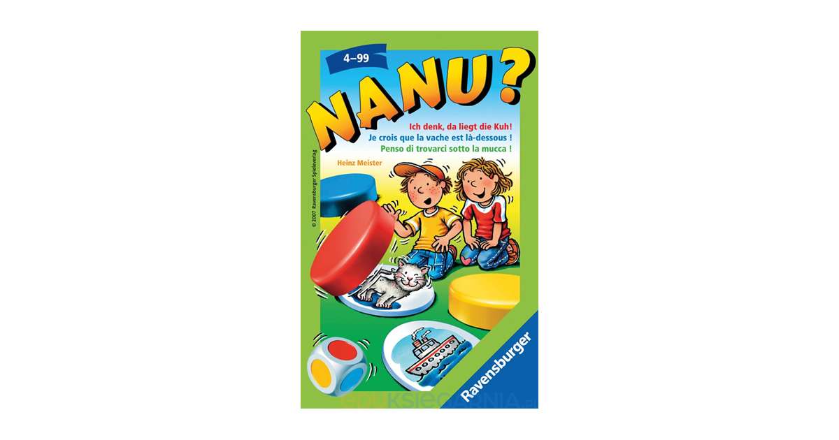 Nanu Memory Nanu - gra ćwicząca pamięć i spostrzegawczość - Eduksiegarnia.pl