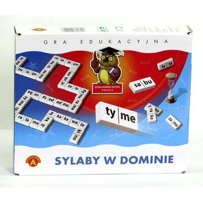 Sylaby w dominie - gra edukacyjna