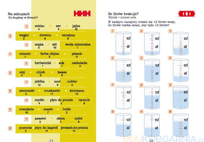 PUS. Matematyka konkretna 1. Symetria, miary, waga i pieniądze