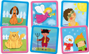 Wesoły i smutny. Przeciwieństwa - układanka edukacyjna