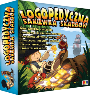 Logopedyczna sakiewka skarbów - gra logopedyczna