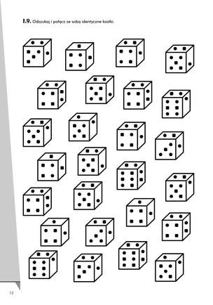 Trenuj wzrok - Ćwiczenia dla uczniów starszych klas szkoły podstawowej, gimnazjalistów i licealistów z zaburzoną percepcją wzrokową