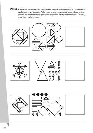 Trenuj wzrok - Ćwiczenia dla uczniów starszych klas szkoły podstawowej, gimnazjalistów i licealistów z zaburzoną percepcją wzrokową