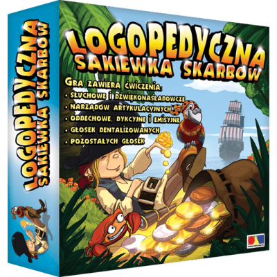Logopedyczna sakiewka skarbów - gra logopedyczna
