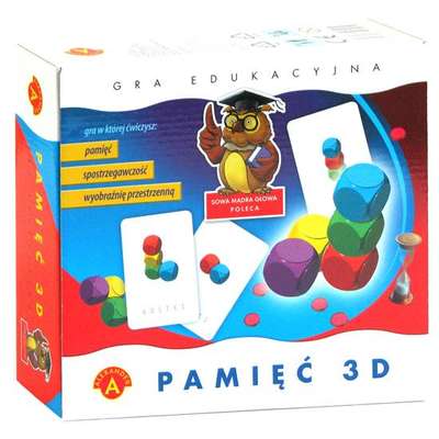 Pamięć 3D - gra ćwicząca pamięć, spostrzegawczość i wyobraźnię przestrzenną