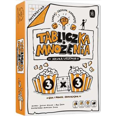 Tabliczka mnożenia. Nauka liczenia- edukacyjna gra karciana