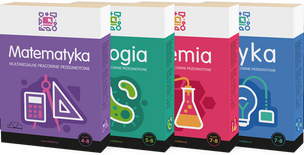 [Zestaw] Multimedialne Pracownie Przedmiotowe. Matematyka. Klasy 4-8 (wersja pudełkowa - dla nauczycieli) + Multimedialne Pracownie Przedmiotowe. Biologia. Klasy 5-8 (wersja pudełkowa – dla nauczycieli) + Multimedialne Pracownie Przedmiotowe. Chemia. Klasy 7-8 (wersja pudełkowa dla nauczycieli) + Multimedialne Pracownie Przedmiotowe. Fizyka. Klasy 7-8 (wersja pudełkowa dla nauczycieli)