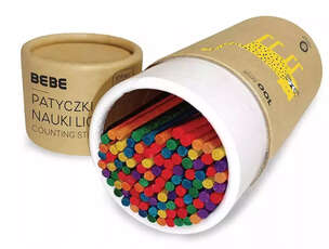 Patyczki drewniane do nauki liczenia