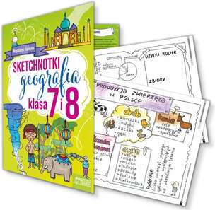 Sketchnotki. Geografia klasa 7 i 8 - graficzne karty pracy