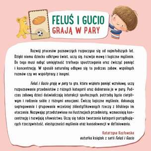 Feluś i Gucio grają w pary - gra edukacyjna na spostrzegawczość i koncentrację